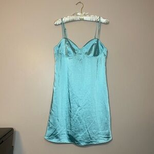 Wild Fable NWT silky blue dress Medium Sabrina Carpenter vibes